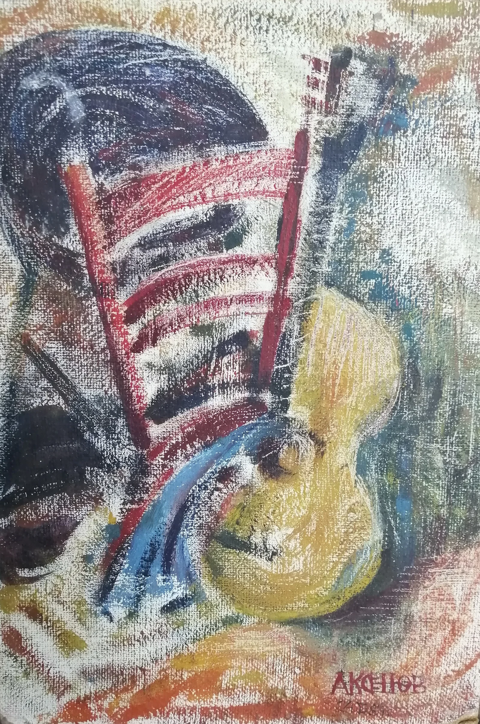 Oil painting Guitar Vadim Os'onov