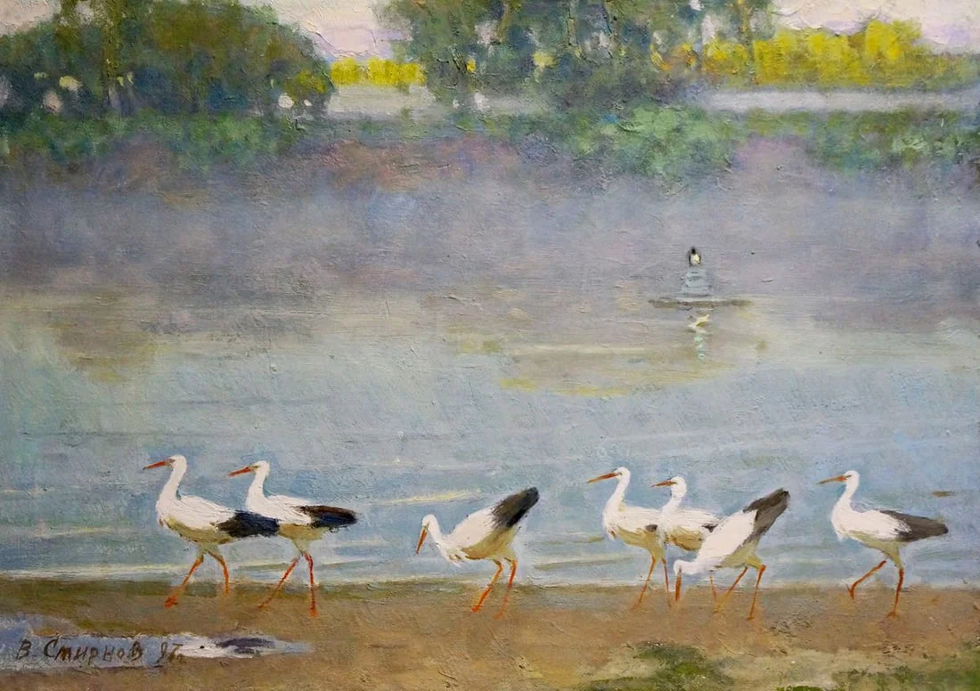 Oil painting Gum Smirnov Valentin Sergeevich
