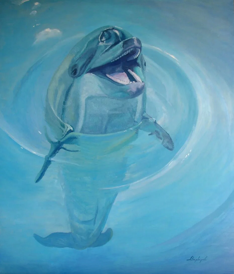 Oil painting Hello Varvarov Anatoly Viktorovich