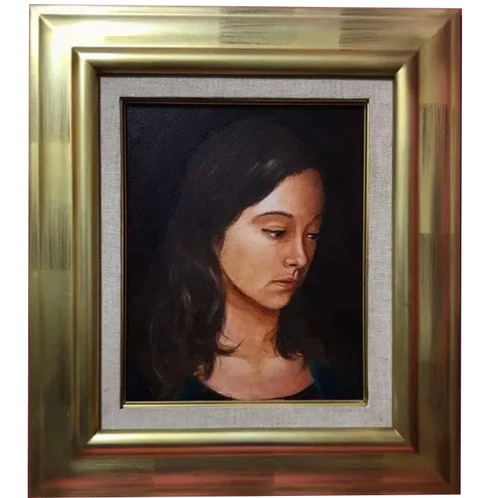 Oil painting in the Renaissance style (Grisaille technique)