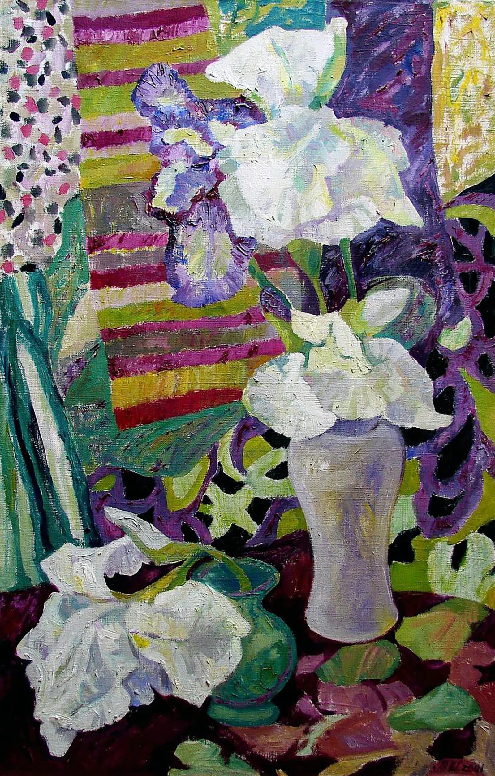 Oil painting Irises Tatyana Shulyak