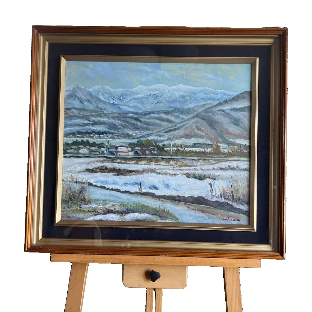 Oil painting, landscape painting, signed Asa.
