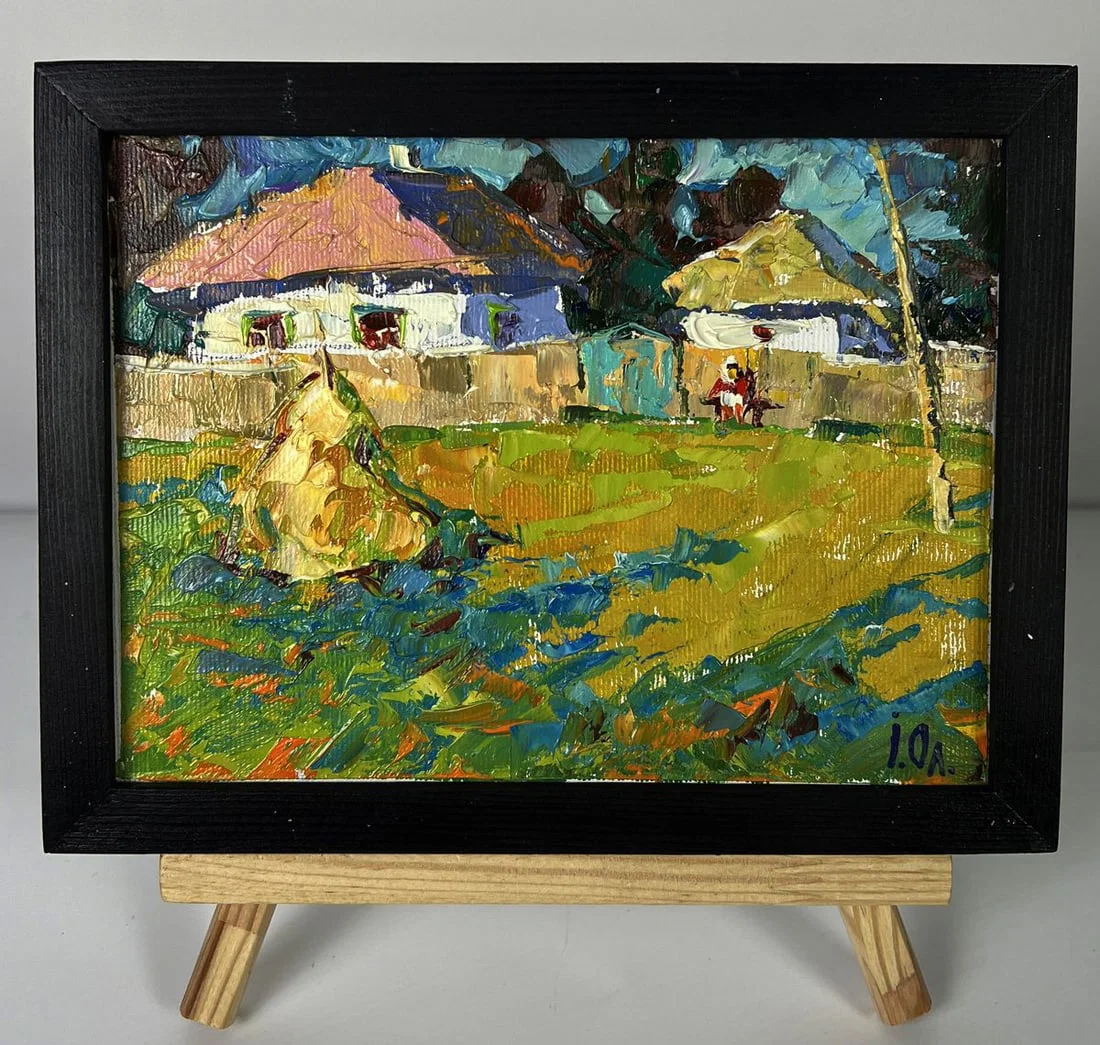 Oil painting Midday in the Village Oleksiy Ivanyuk