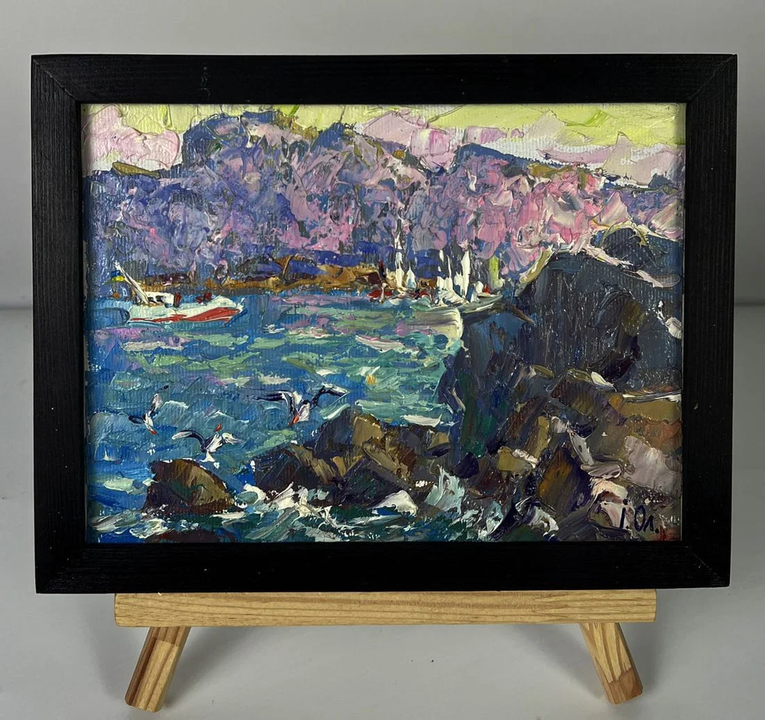 Oil painting Morning on the Coast Oleksiy Ivanyuk