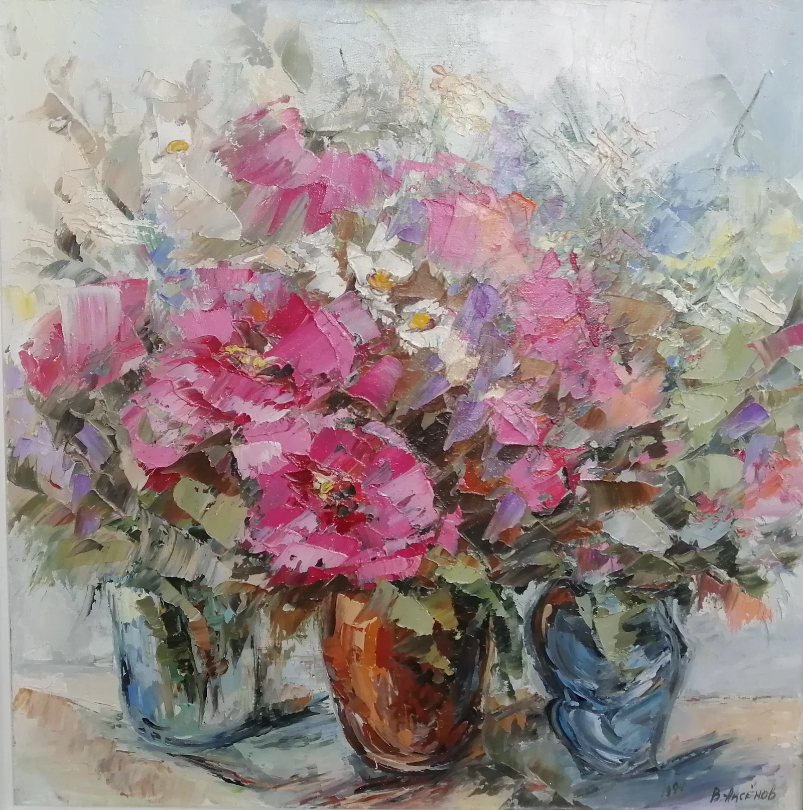 Oil painting Piones Vadim Os'onov