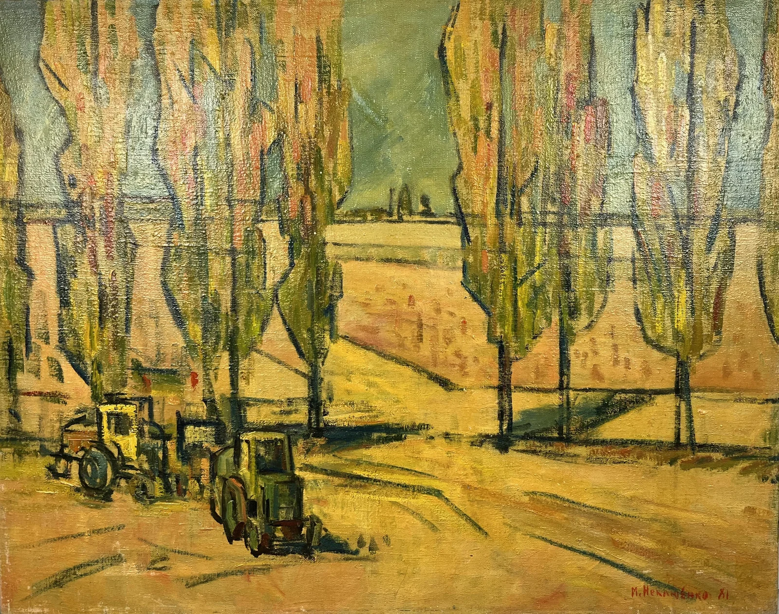 Oil painting Spring is coming Neklyuenko N.
