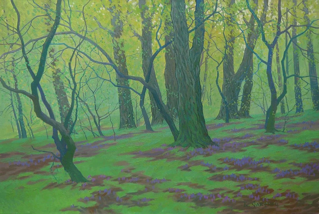 Oil painting Spring thickets Valery Savenets