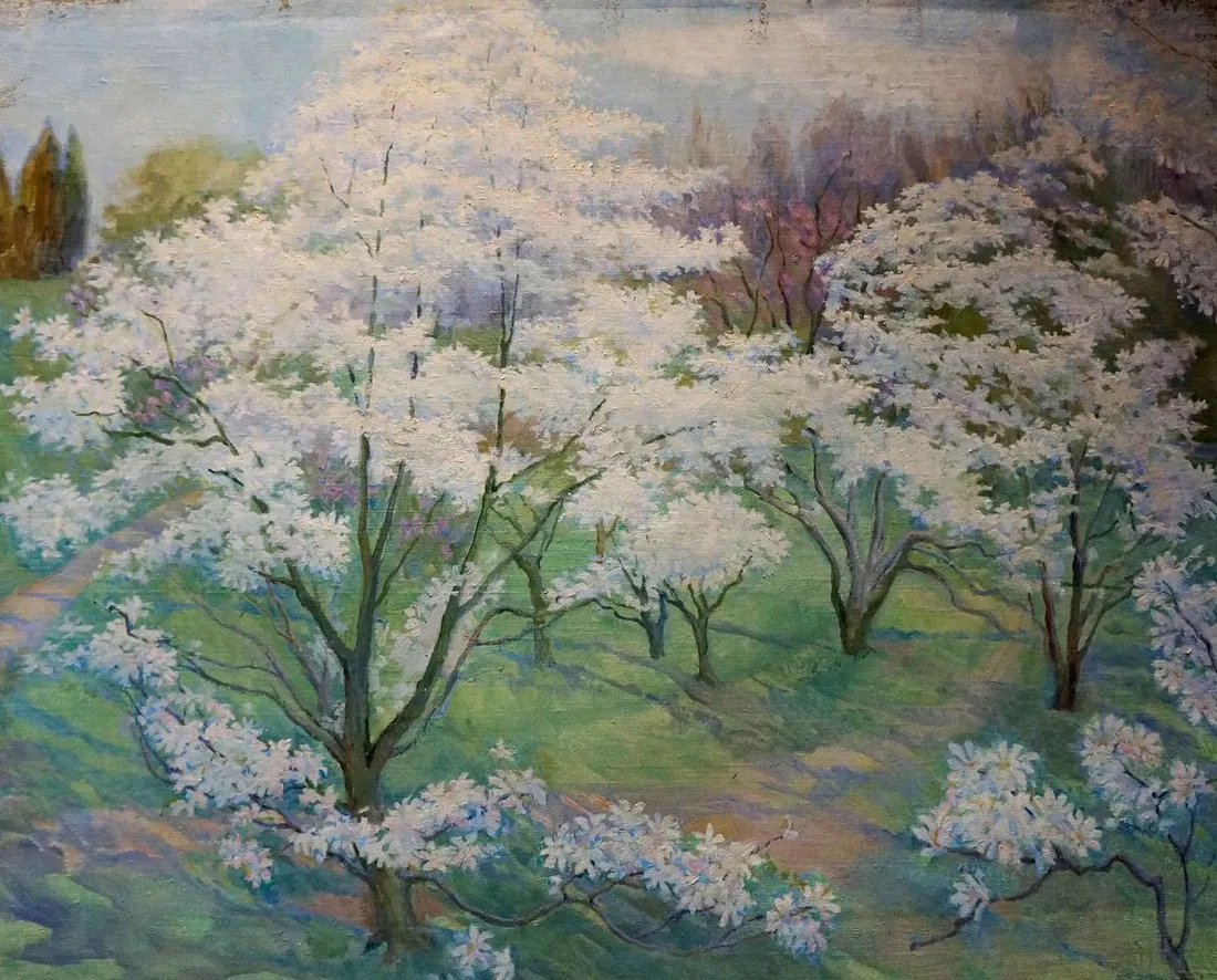 Oil painting Summer day Titarenko Elvira Ivanovna