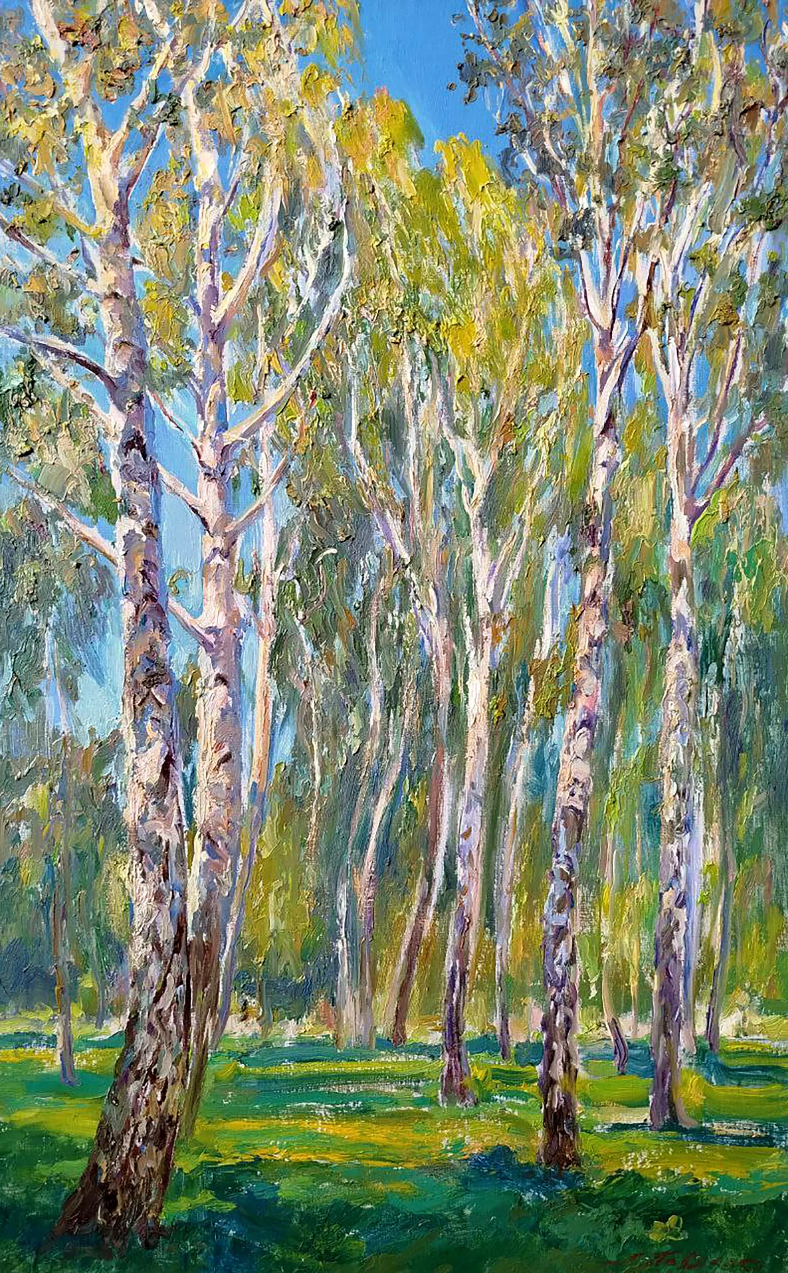 Oil painting Sunny morning Leonid Pavlenko