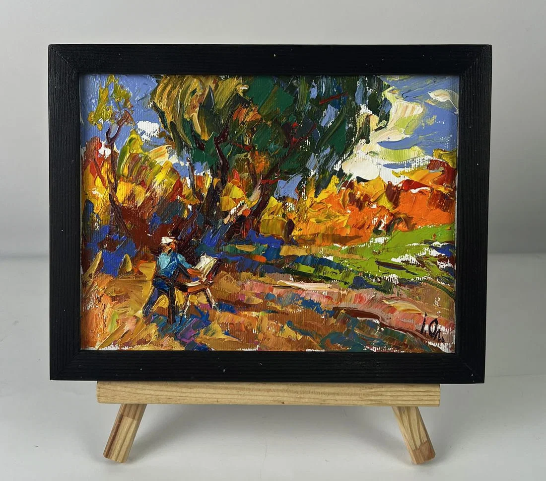 Oil painting The autumn smell of nature Oleksiy Ivanyuk