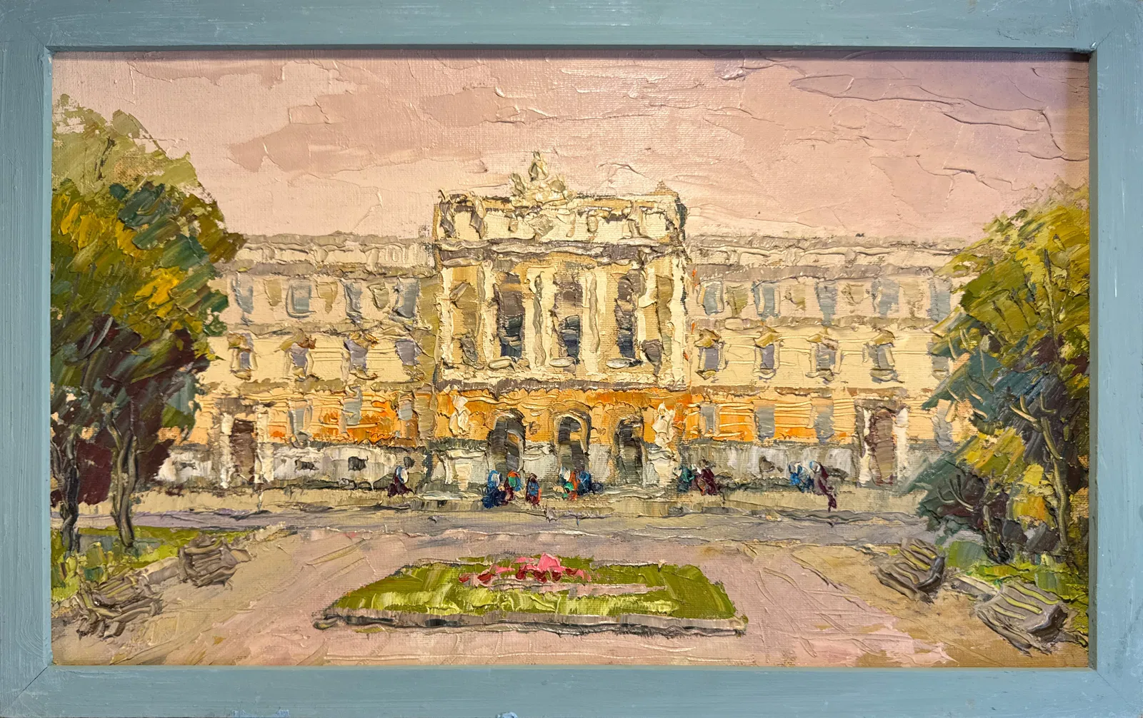 Oil painting with frame Ivan Franko National University of Lviv K. Leonid