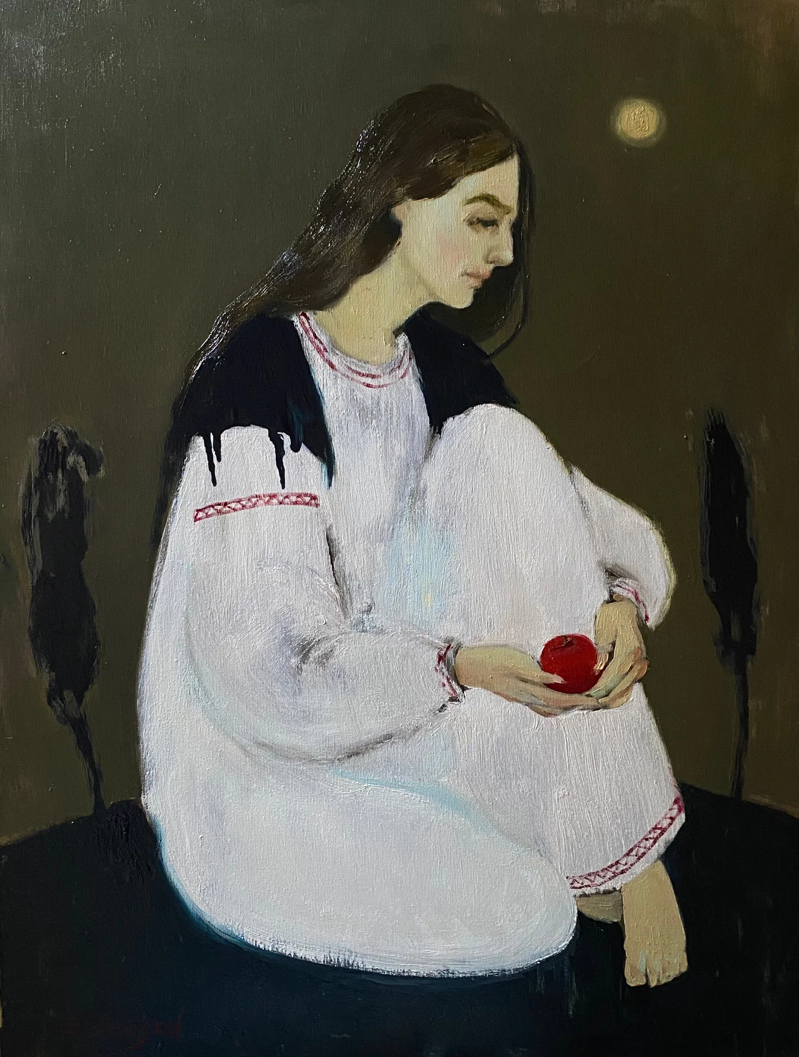 Oil painting Woman Yulia D.