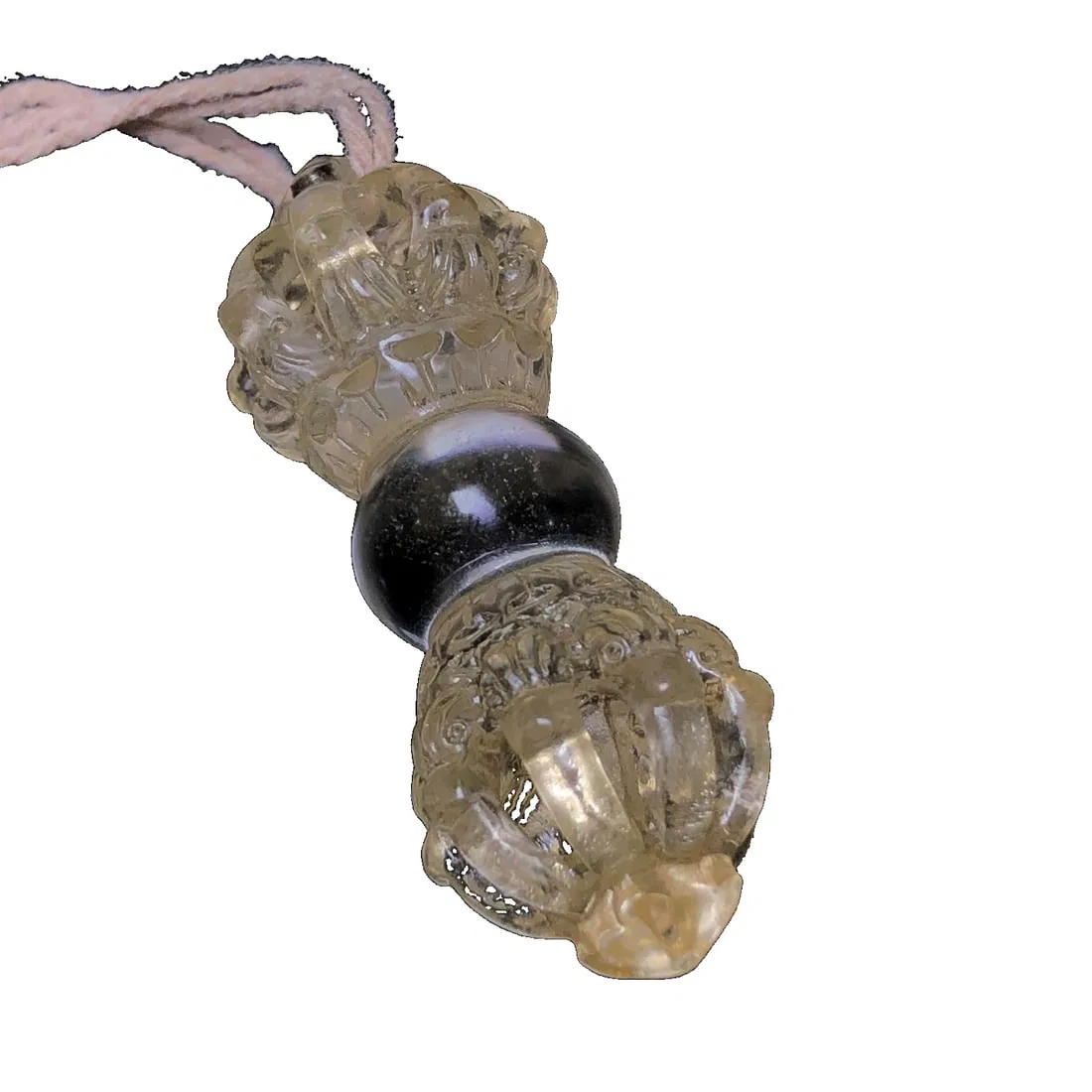 Old Crystal Nine-Stroke Vajra