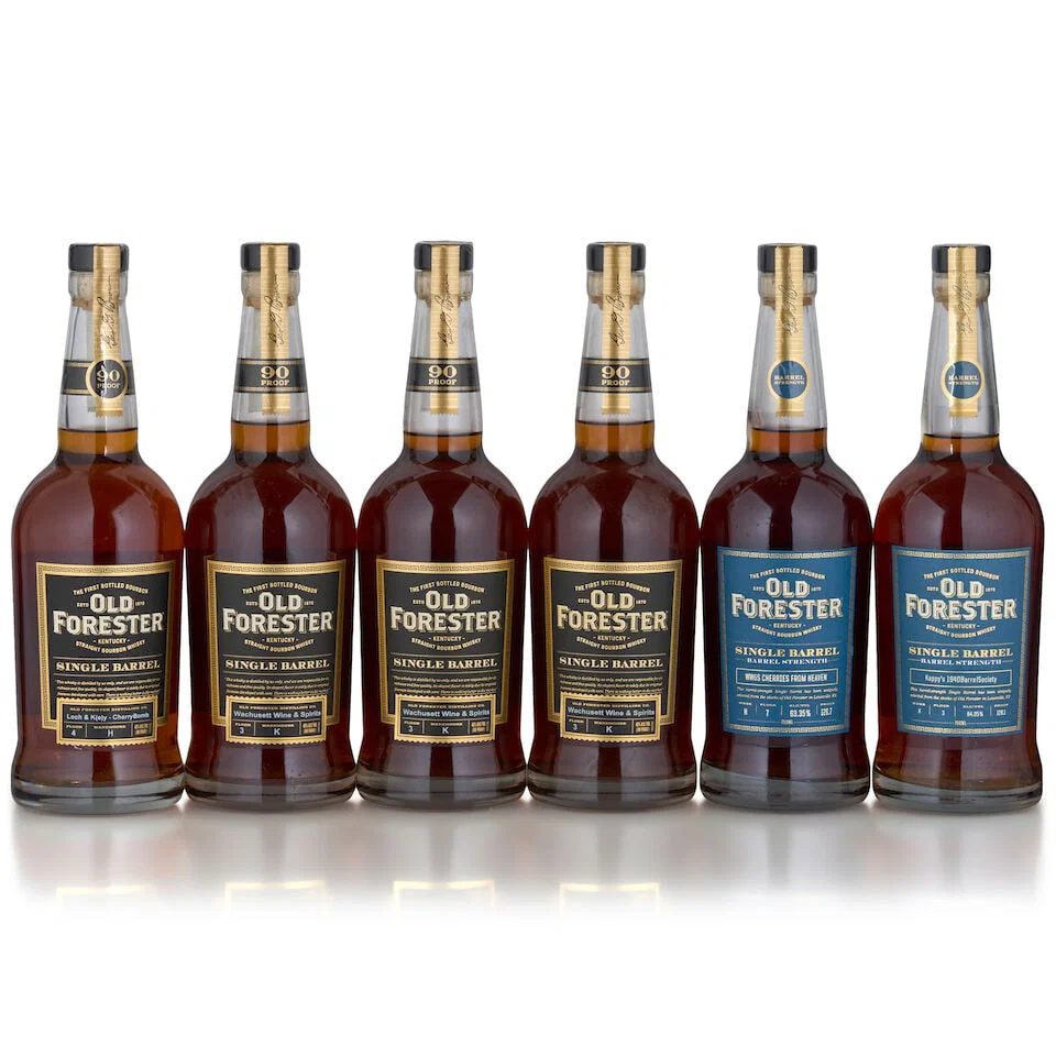 Old Forester Kappy's Edition 1940 (1 bottle, 750ml) Old Forester Cherry Bomb (1 bottle, 750ml) ...