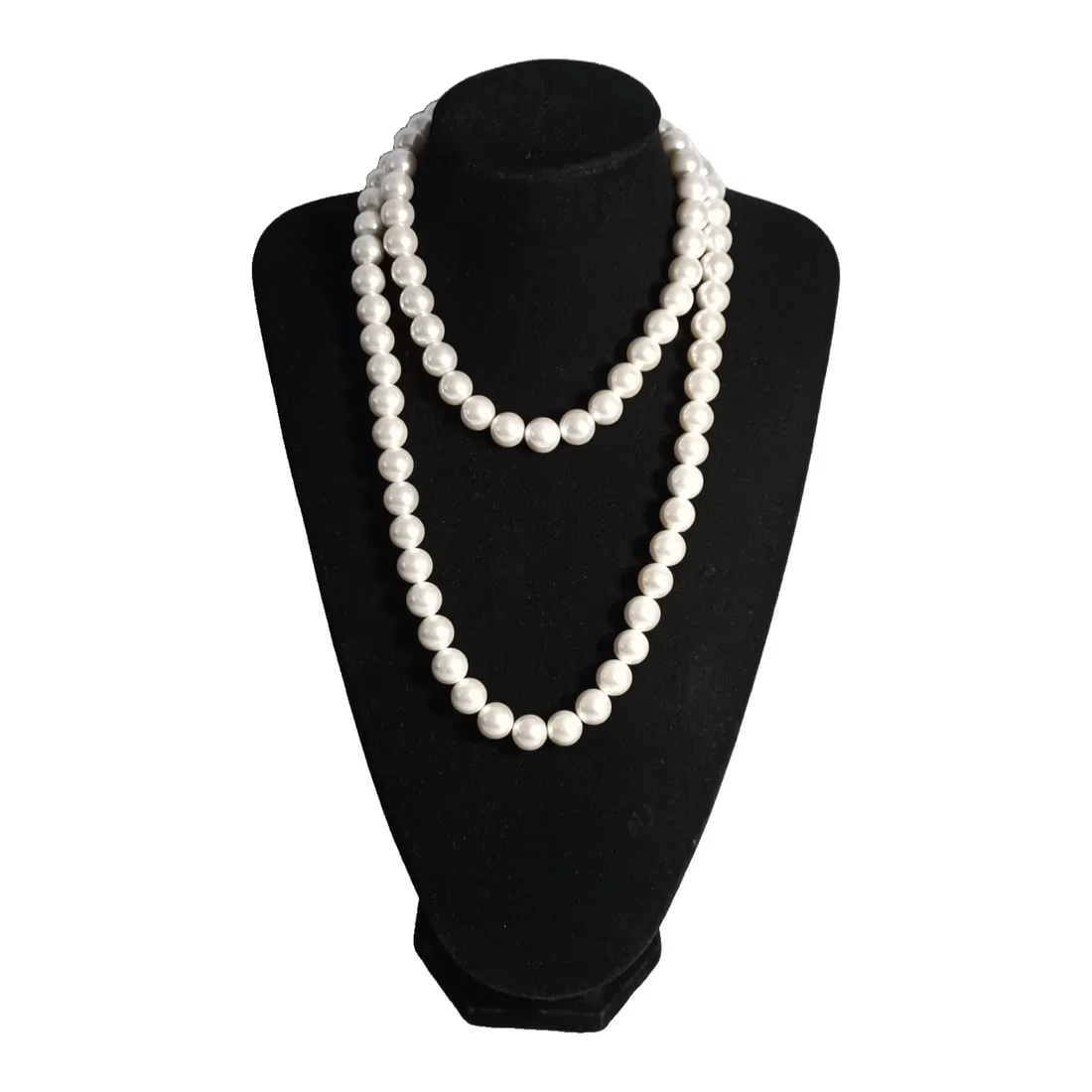 Old pearl rosary necklace