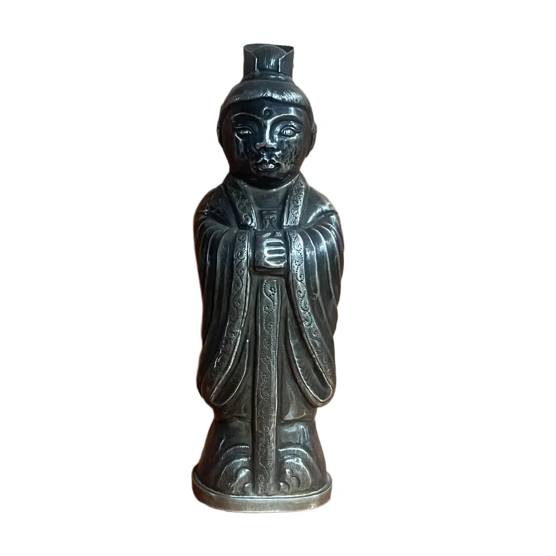 Old Pure Silver Tang Dynasty Figurine