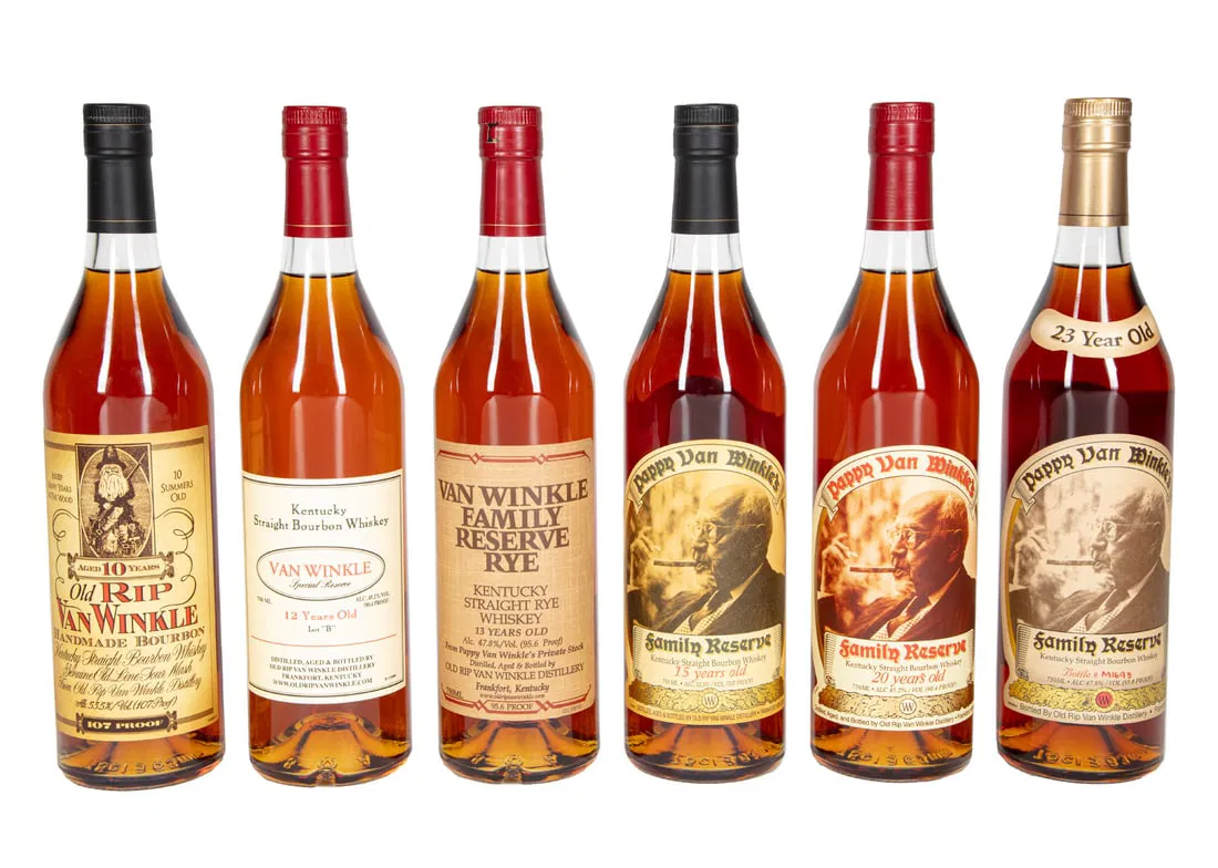 Old Rip Van Winkle Distillery Lineup