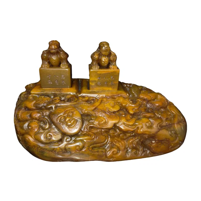 Old Tianhuang Set of Two Seals