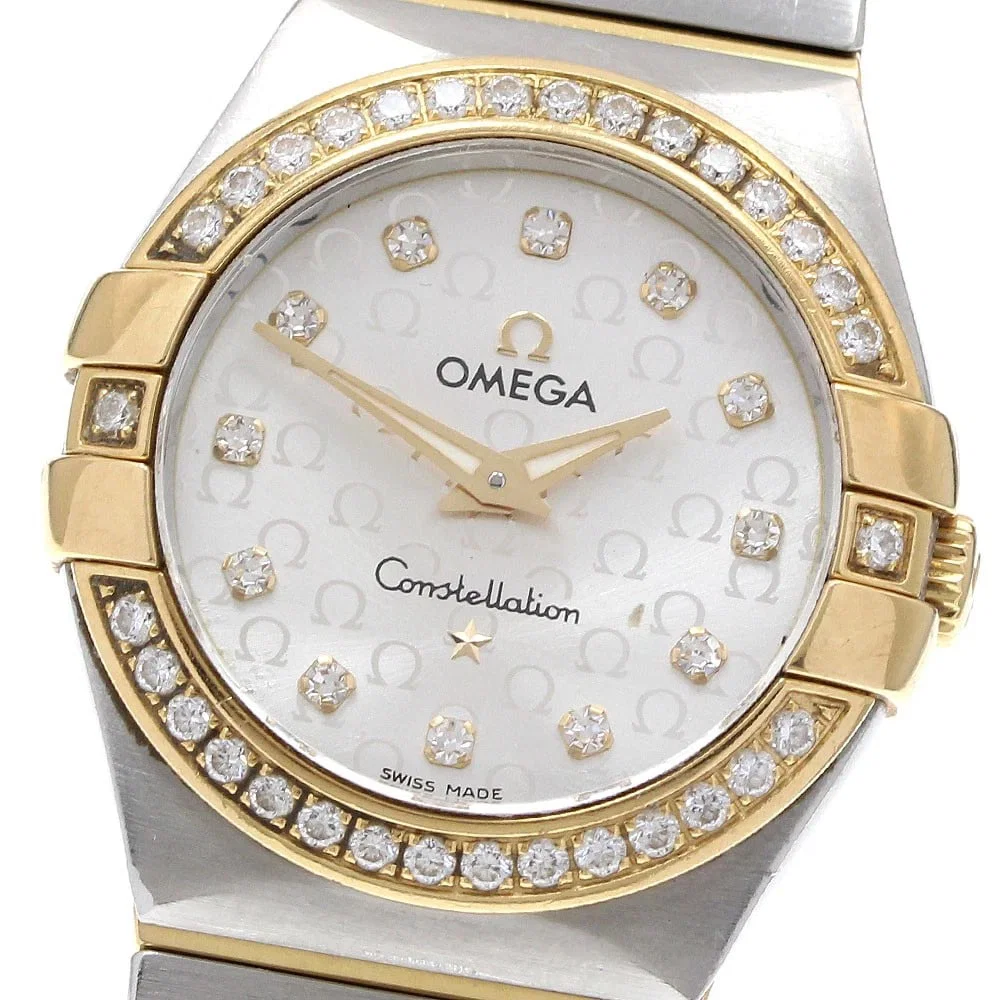 OMEGA CONSTELLATION BRUSH SILVER WATCH
