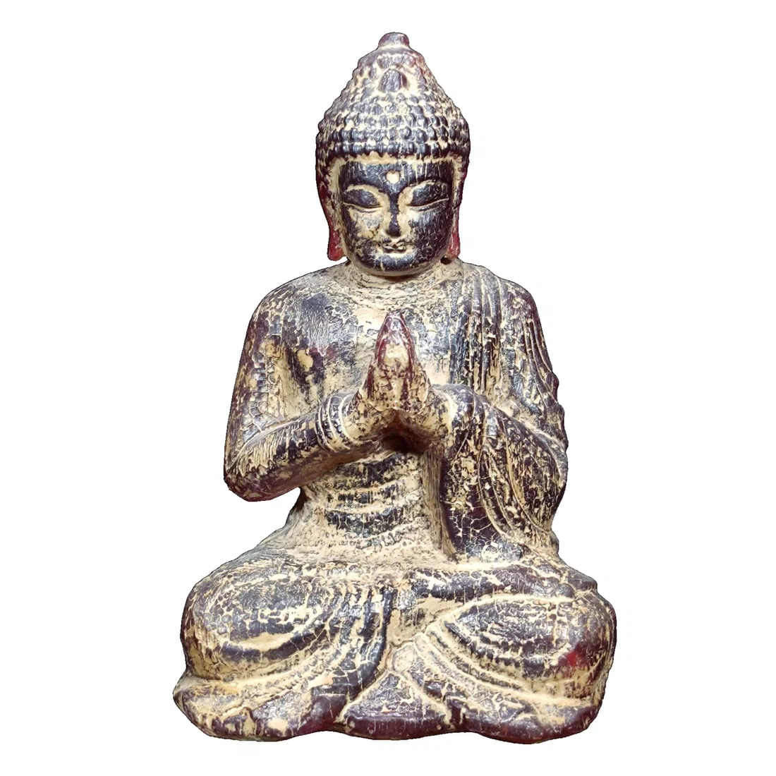 One amber Buddha statue from the Qing Dynasty.
