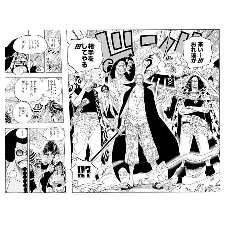 ONE PIECE Manga Art Red-Haired Pirates Signed Original Drawing NFT ED20