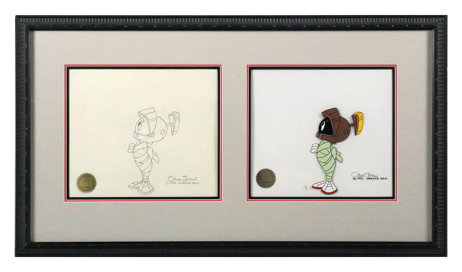 Original Chuck Jones Marvin Martian Production Cel