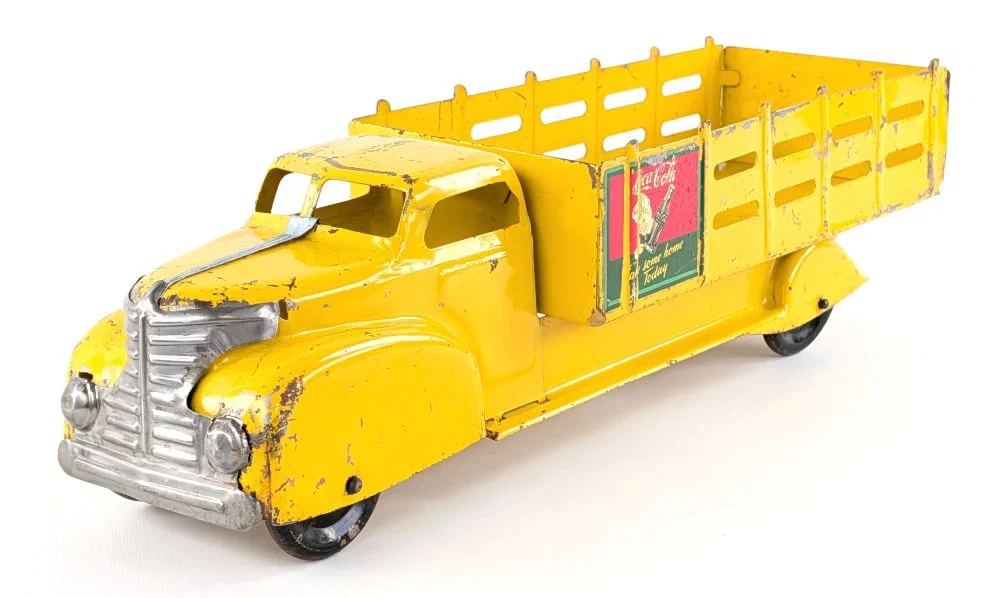 Original Marx Coca-Cola Stake Bed Truck