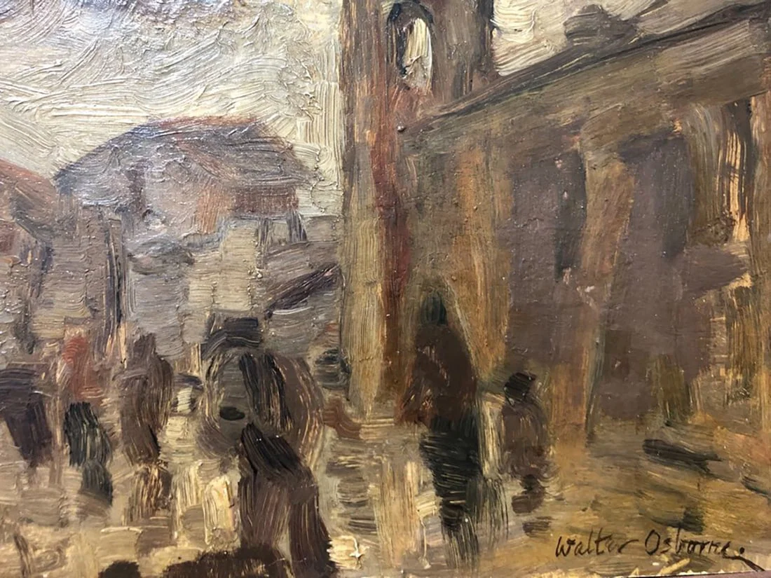 Original Oil painting on board Walter Osborne
