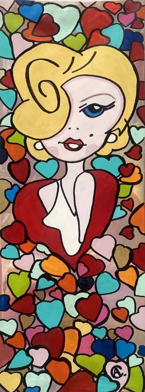 Original Painting on canvas by Arthur Chorny Marilyn