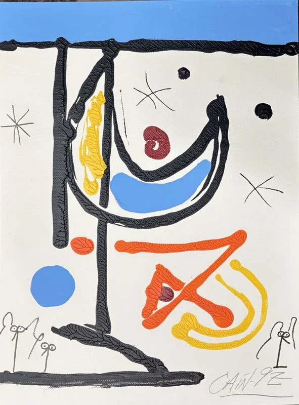 Original painting on paper by Art Caine 1997