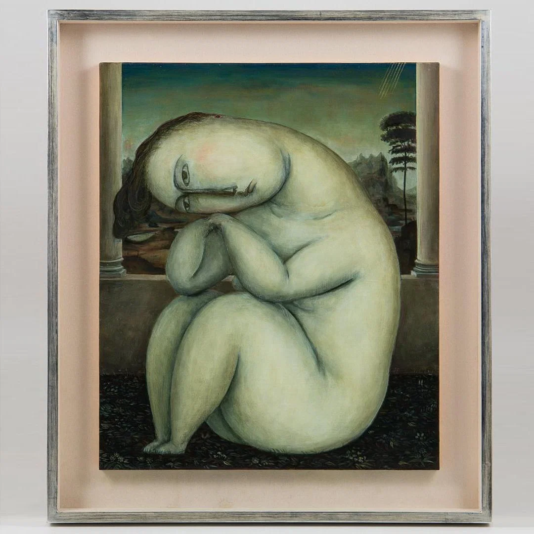 Original work, Dream - Atsuko Imaizumi, oil painting and egg tempera painting