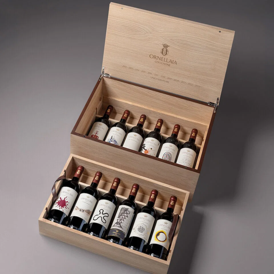 Ornellaia, Complete Vertical Collection, Vendemmia d'Artista Labels, 2012 to 2023 (12 x 750ml) &...
