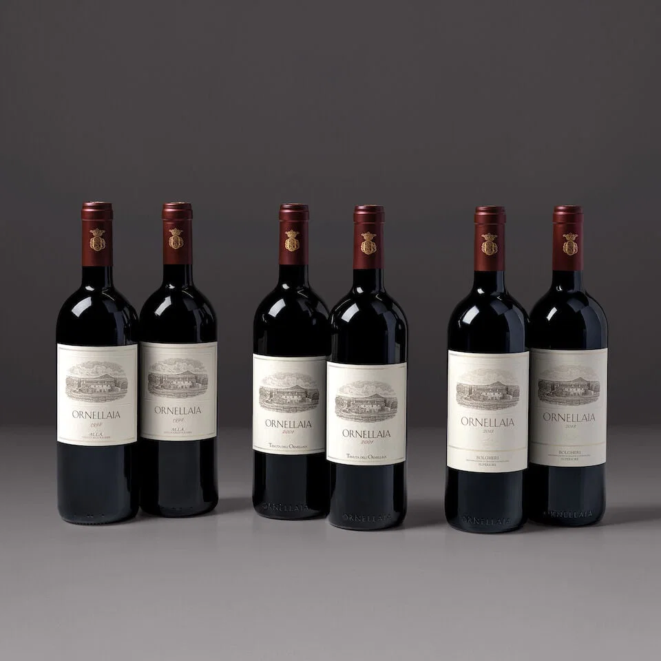 Ornellaia, Vertical Collection, 1998, 2001 & 2013 (6 x 750ml) & A Private Visit for 2 Guests