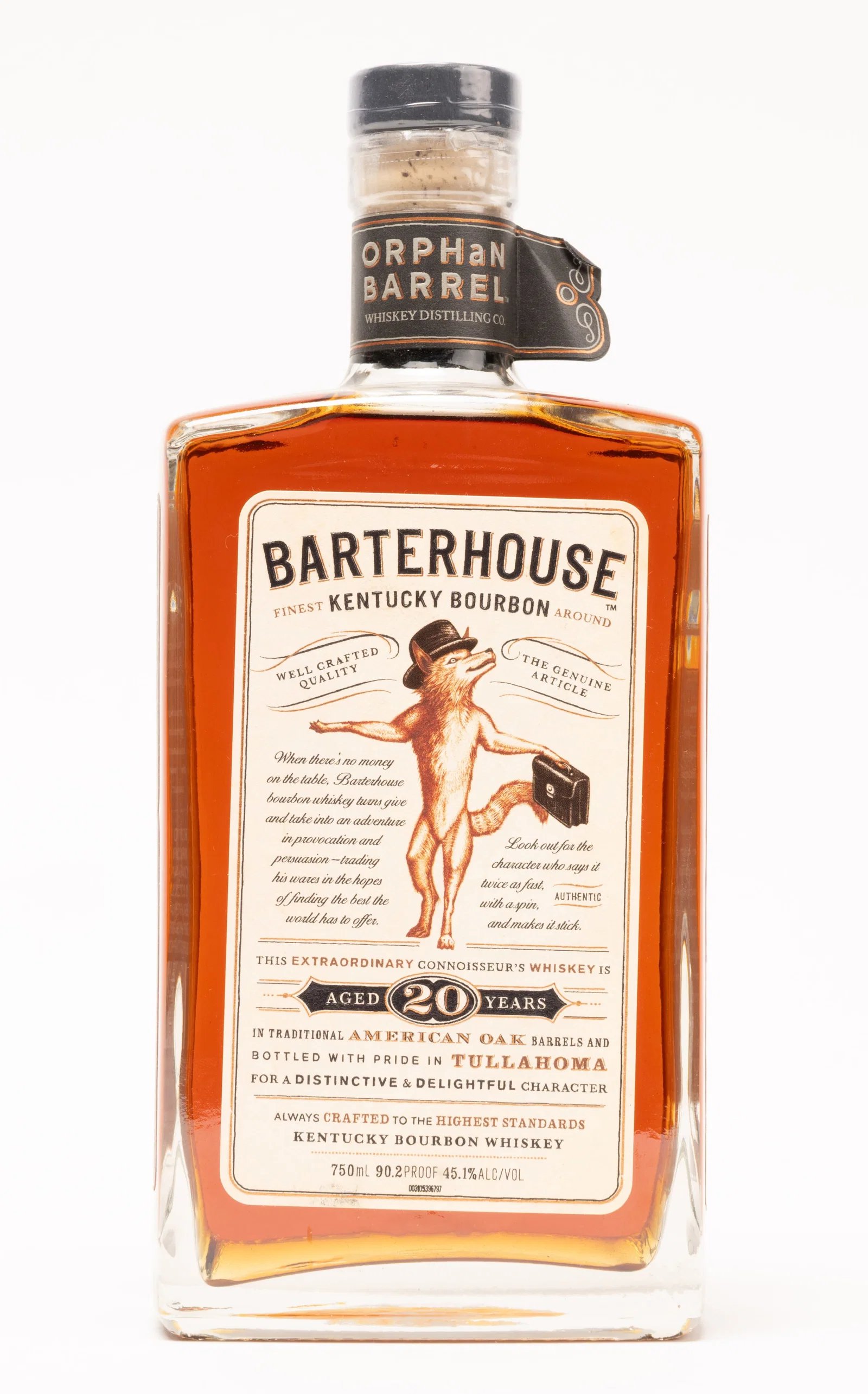 Orphan Barrel Aged 20 Years Barterhouse Kentucky Bourbon Whiskey