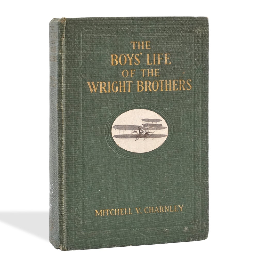 ORVILLE WRIGHT SIGNED "THE BOYS' LIFE OF THE WRIGHT BROTHERS" FIRST EDITION