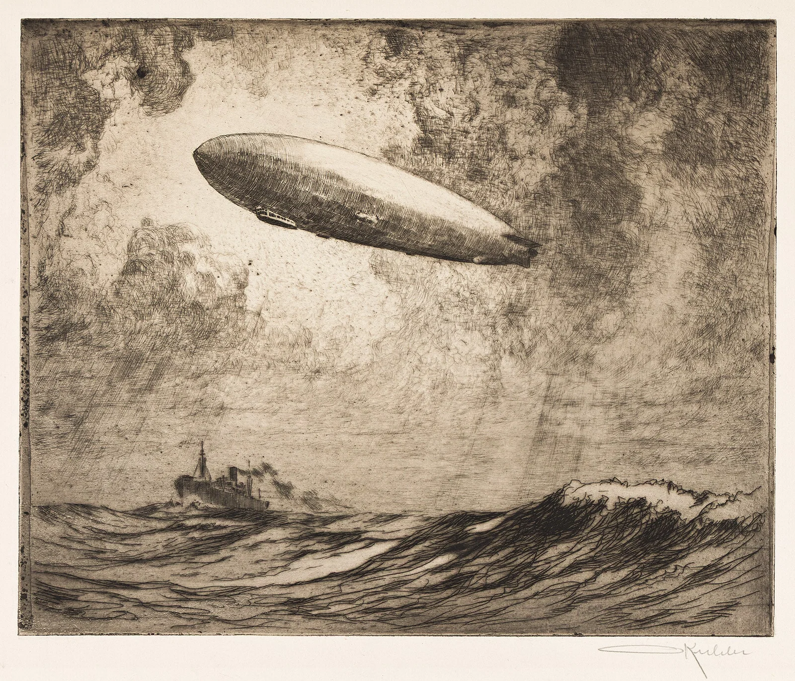 Otto August Kuhler (1894-1976), Queen of the Clouds, 1924.