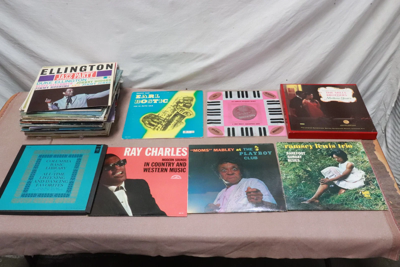 Over 40 vintage records