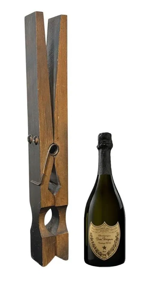 Oversized Folk Art Clothespin Sculpture