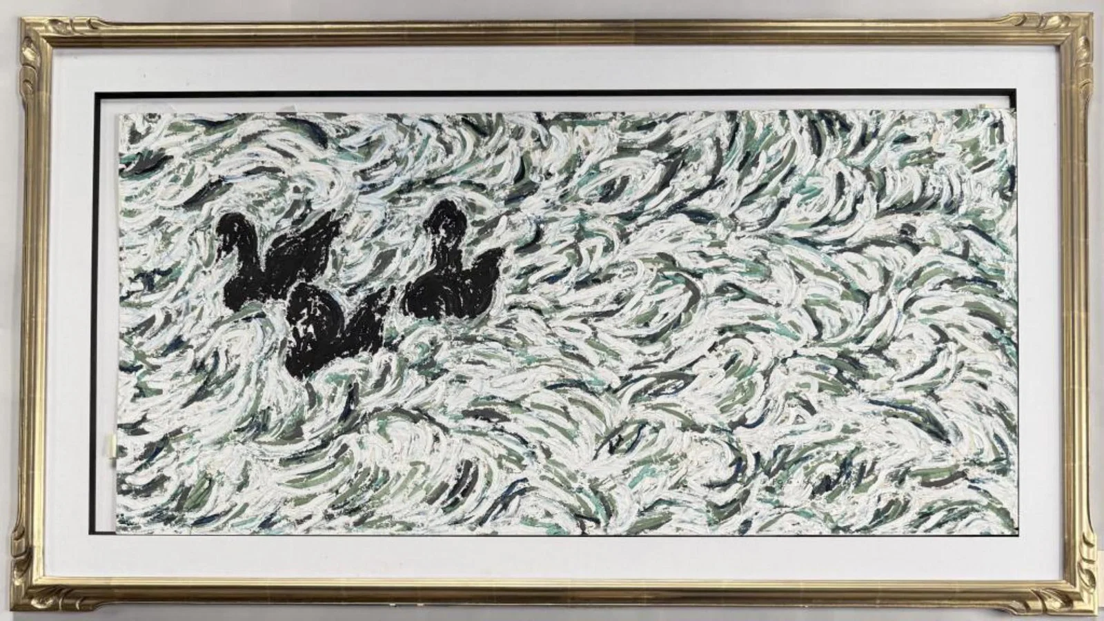 P. de Groot, 1990 "Ducks and Water"