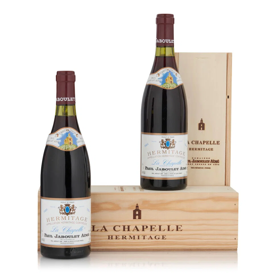P. Jaboulet, Hermitage La Chapelle, 1964 (2 bottles, 750ml)
