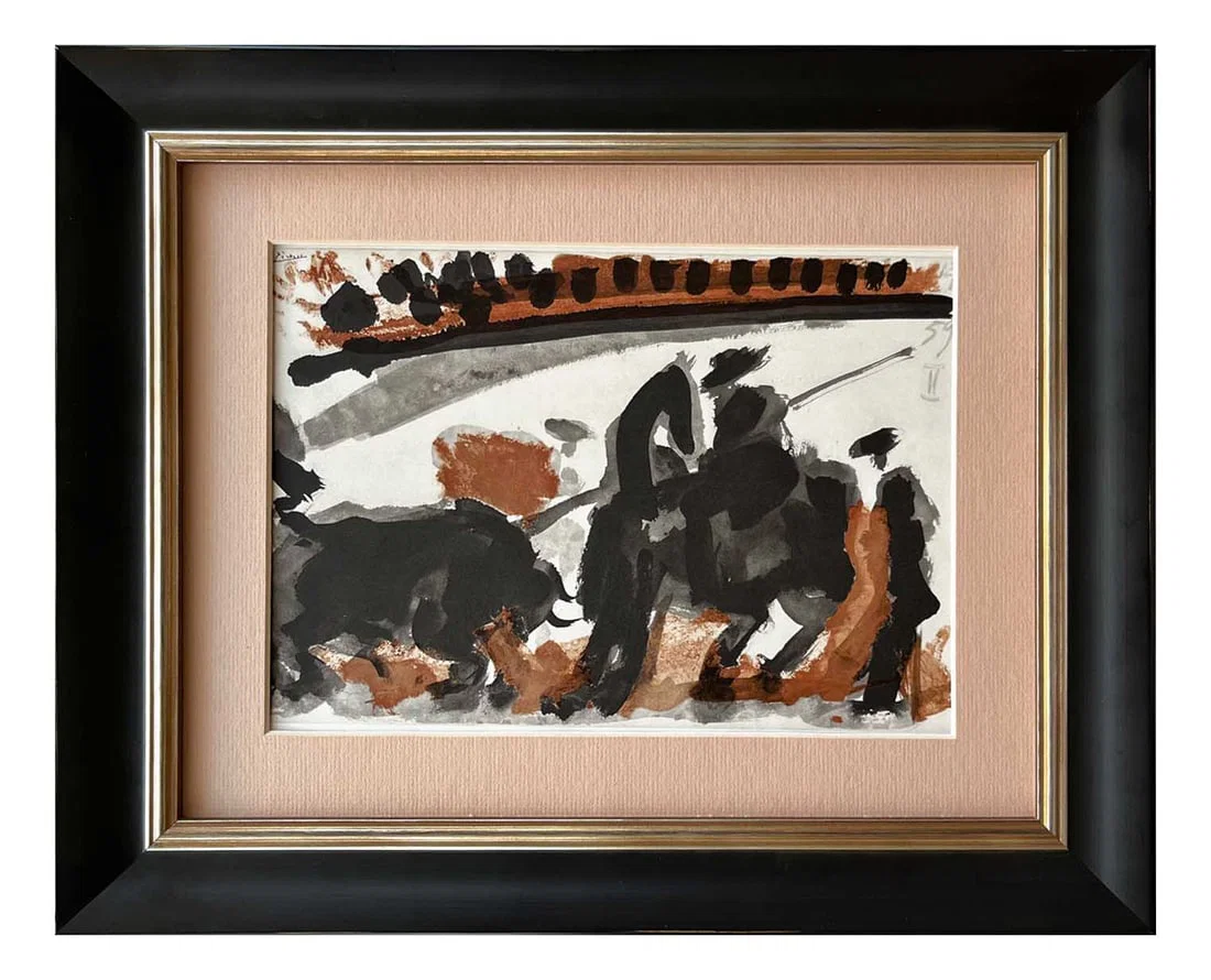 Pablo Picasso Los Toros 17 The Thrust-1 Framed