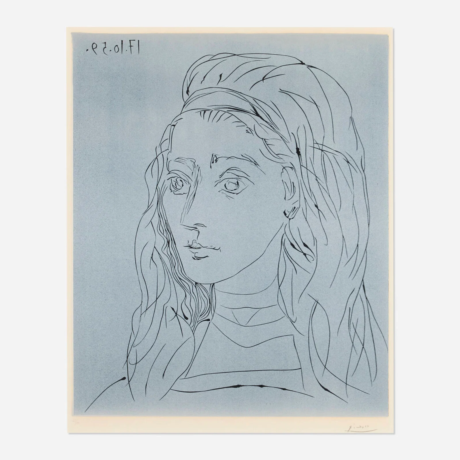 Pablo Picasso, Portrait de Jacqueline