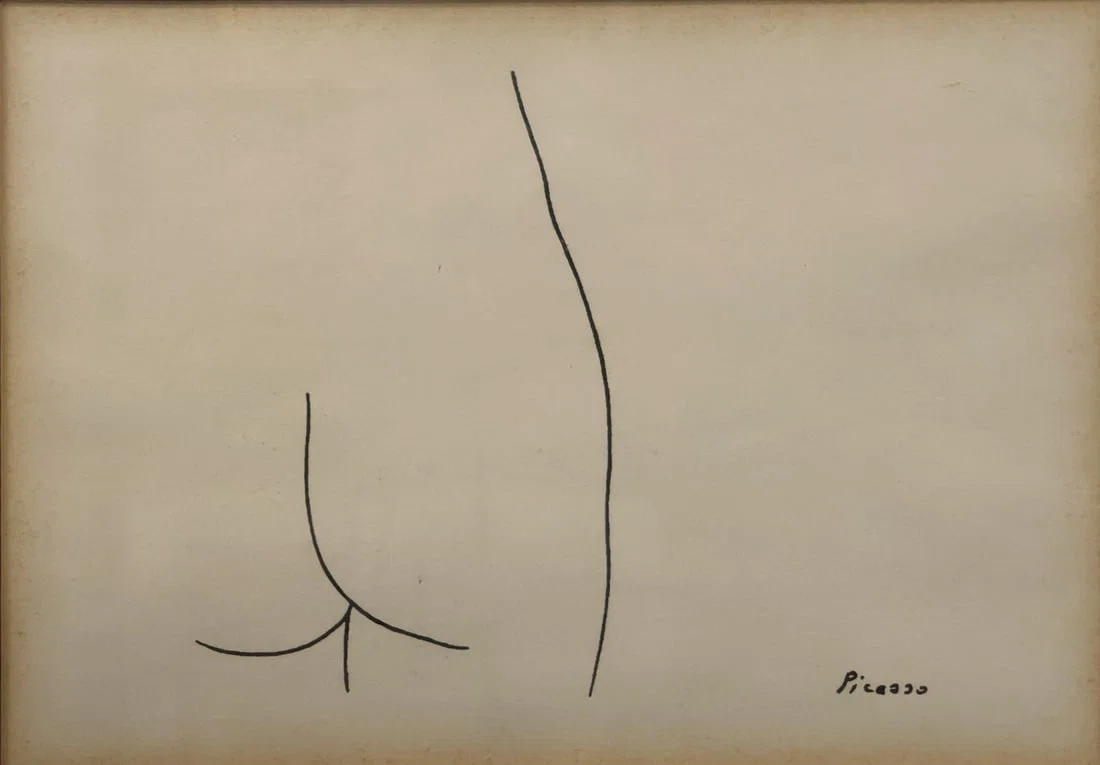 PABLO PICASSO Signed & Glazed Print