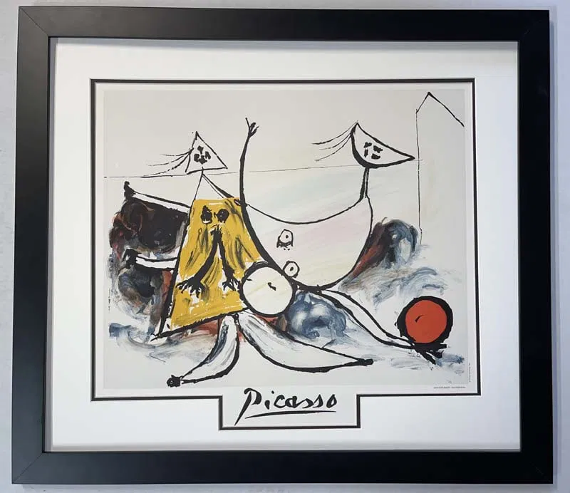 Pablo Picasso (Spanish 1881-1973) lithograph from 1982 Marina Picasso Collection