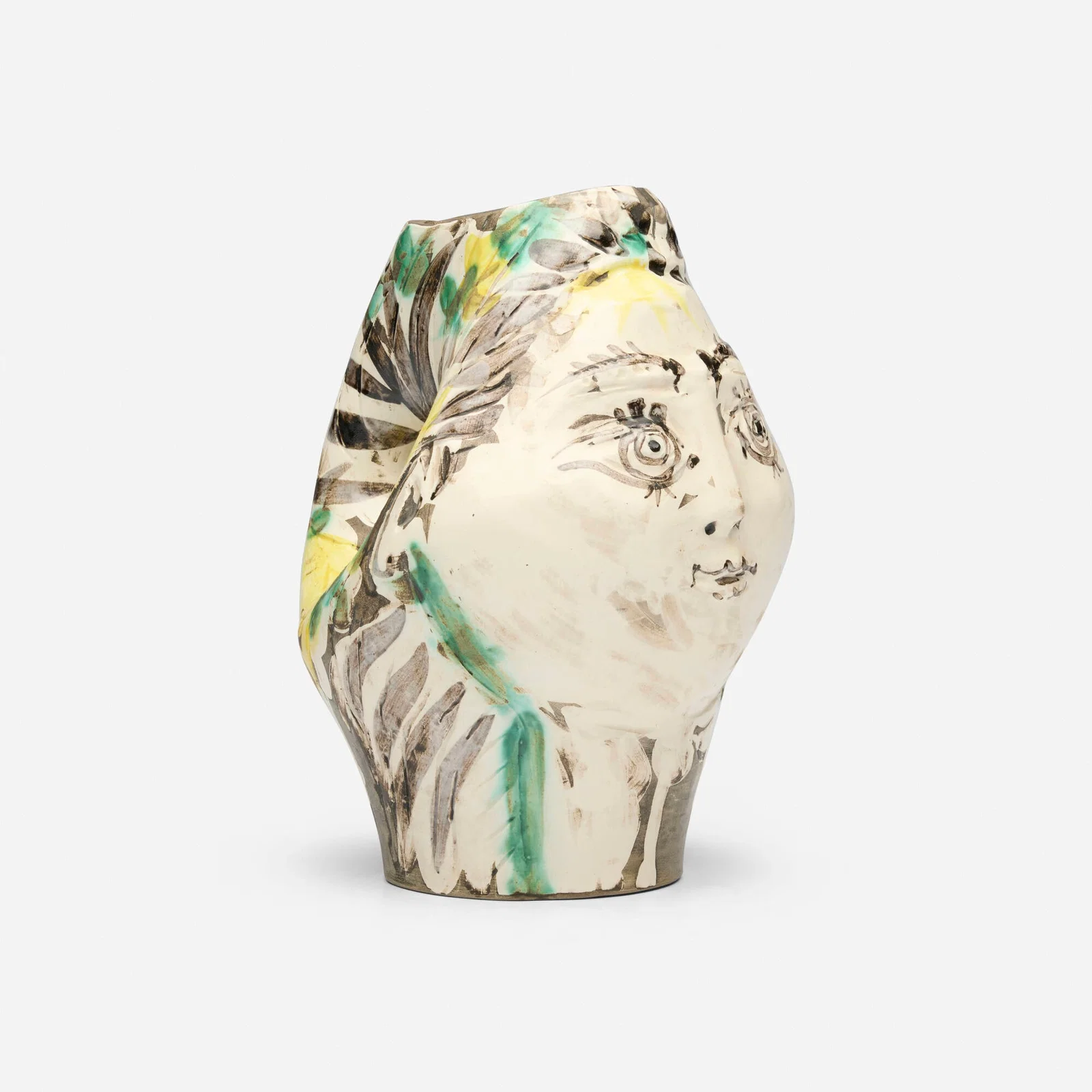 Pablo Picasso, Tete de femme couronnee de fleurs