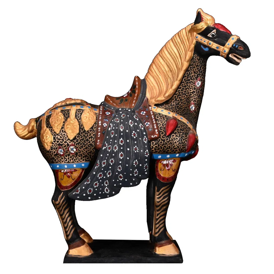 Painted Pottery Horse