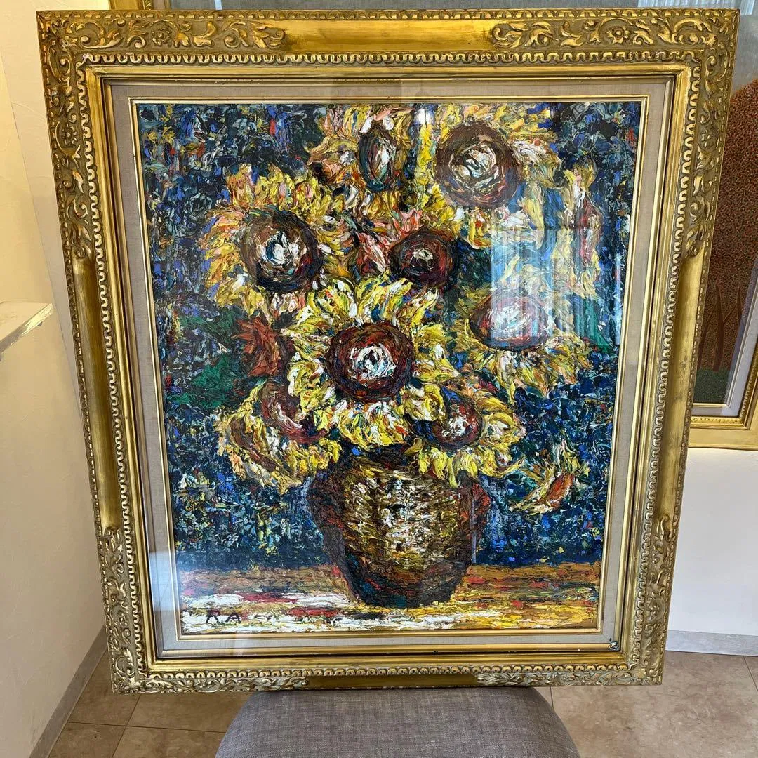 Painting by Takayuki Abe, Size 20, Sunflower
