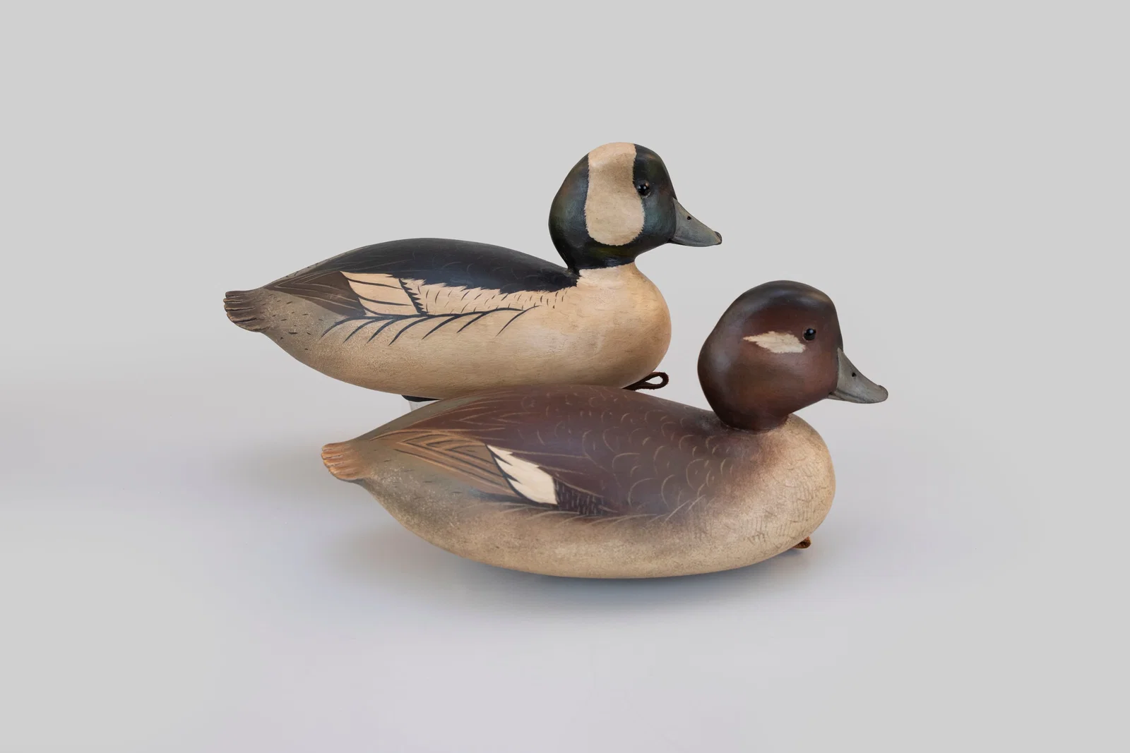 Pair of Bufflehead Decoys, Robert "Bob" White (b. 1939)