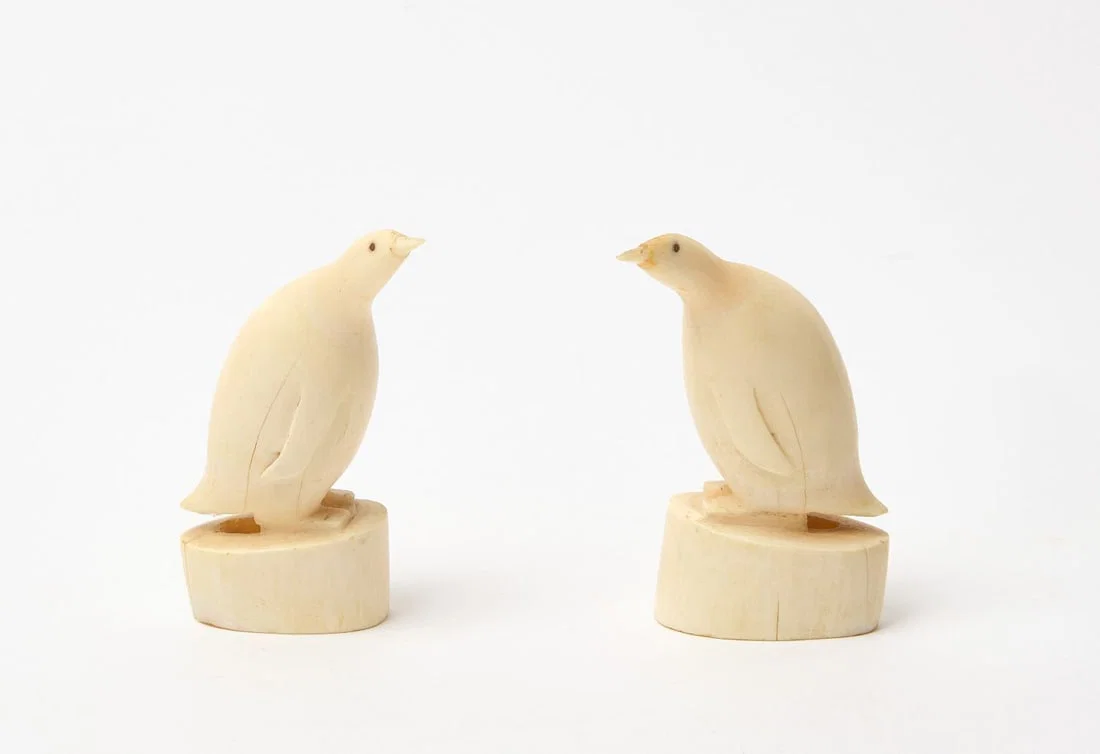 Pair of Inuit Penguin Figures