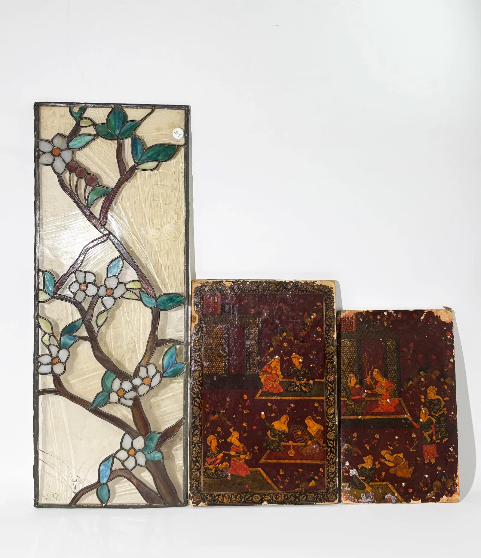 Papier Mache Safavid Lacquer Mirror Case & Cover